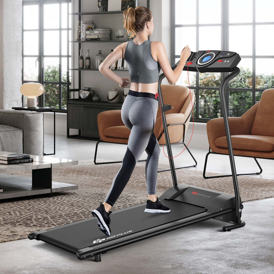 1HP Electric Treadmill Folding Motorized Power Running Fitness Machine Image 1