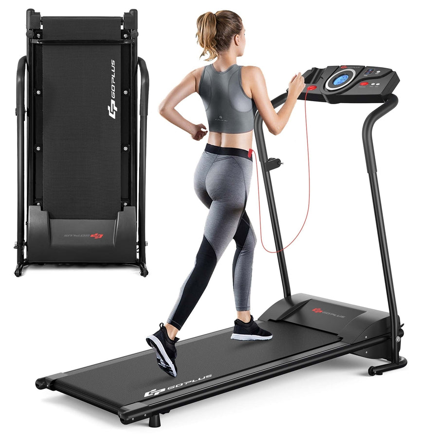 1HP Electric Treadmill Folding Motorized Power Running Machine Fitness Image 1