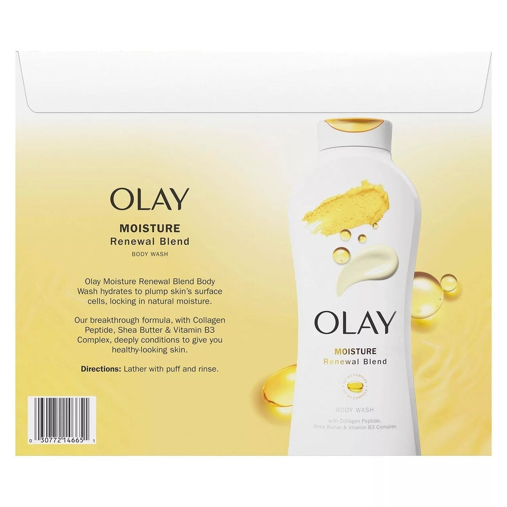 Olay Moisture Renewal Blend Body Wash 23.6 Fluid Ounce (Pack of 3) Image 2