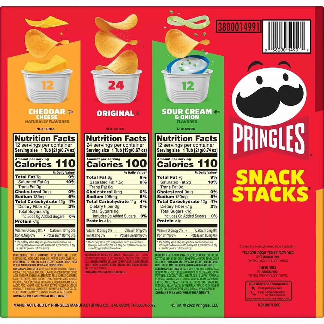 Pringles Snack Stacks Variety Pack (48 Count) Image 3