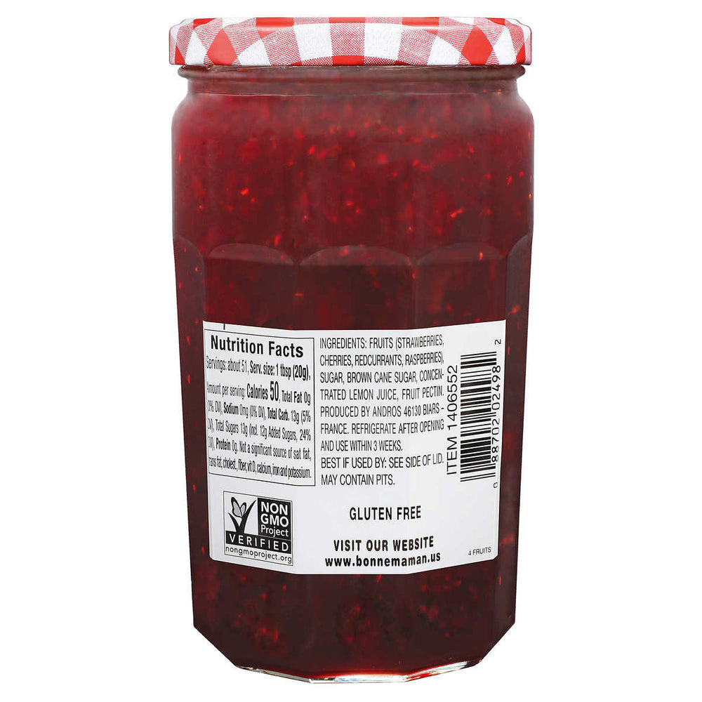 Bonne Maman Four Fruits Preserve36 Ounce Image 2