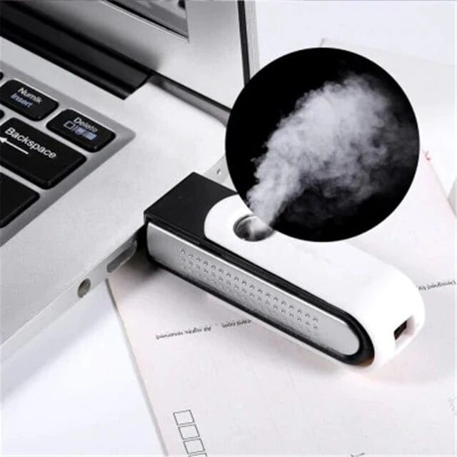 USB Ionic Air Purifier Ionizer for PC and Laptop Negative Ion Generator Green LED Image 1