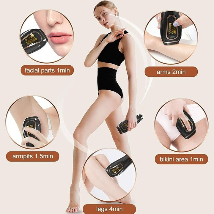 At-Home IPL Hair Removal for Women and Men Permanent Painless Hair Remover Device Image 4