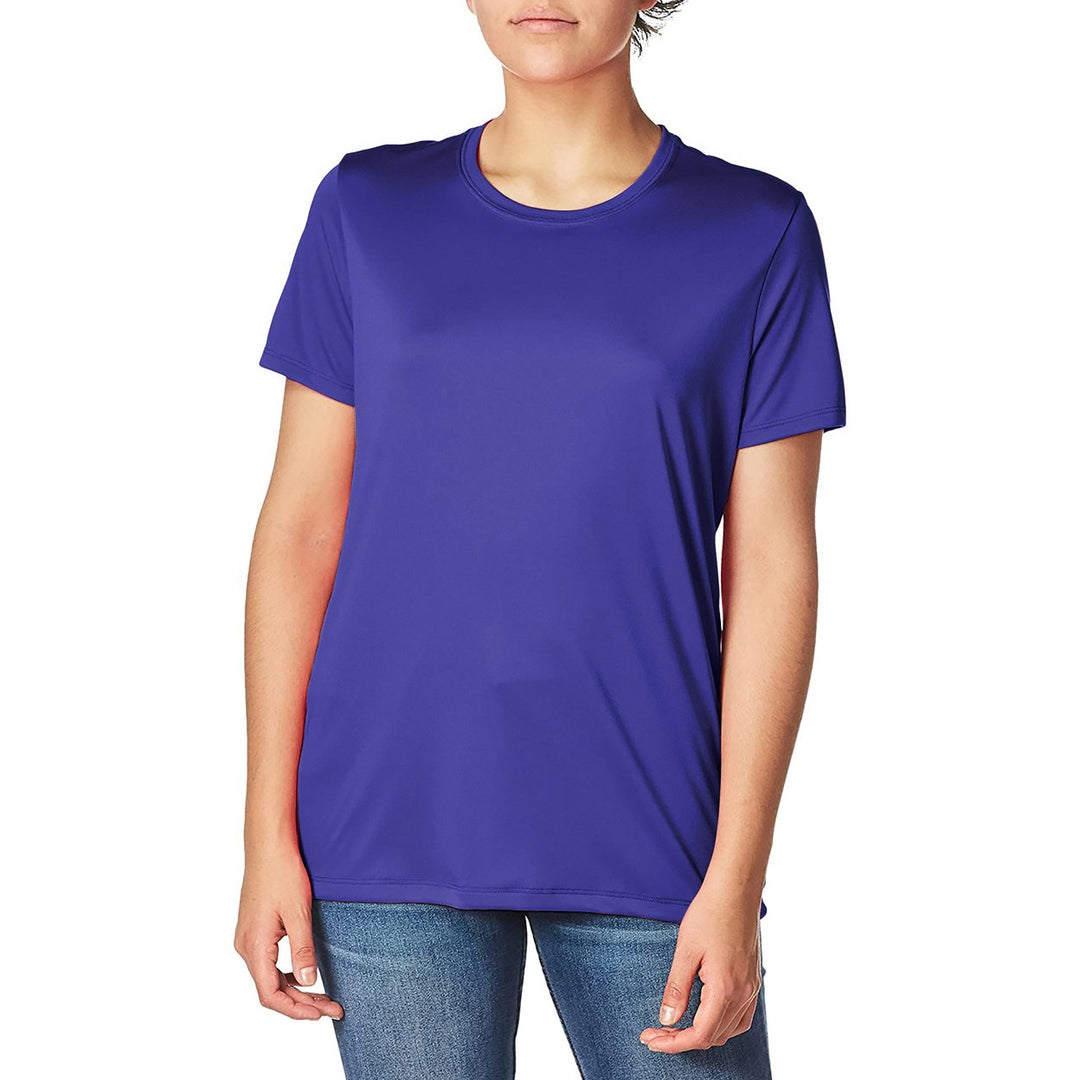 1-Pack Womens High-PerformanceMoisture-Wicking Slim-FitShort Sleeves with Crew Neck Design T-Shirts ( Plus Size Image 1