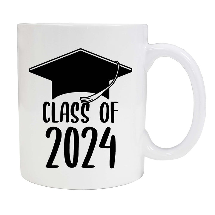 Class of 2024 Graduation 12 oz Ceramic Coffee Mug Black Image 3