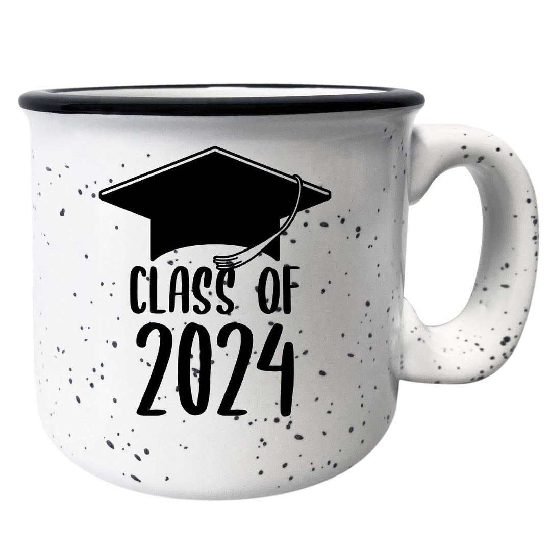 Class of 2024 Graduation 16 oz Ceramic camping mug White Image 1