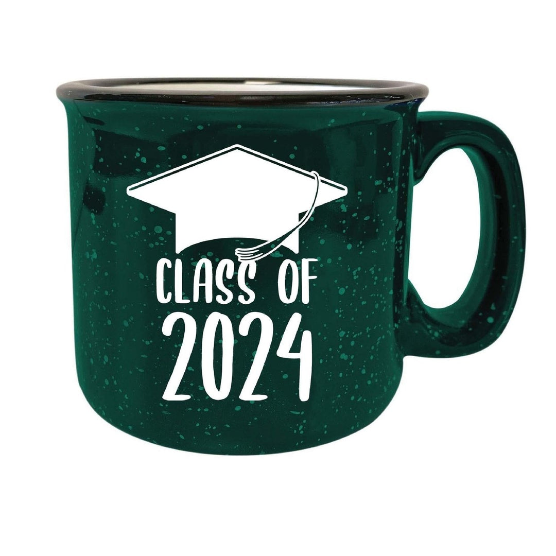 Class of 2024 Graduation 16 oz Ceramic camping mug White Image 11