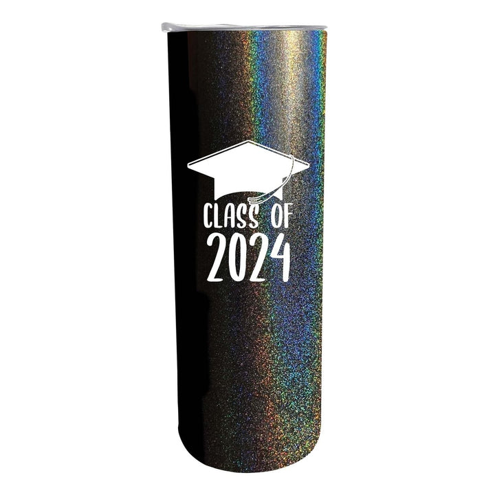 Class of 2024 Graduation 20 oz Insulated Stainless Steel Skinny Tumbler Image 1