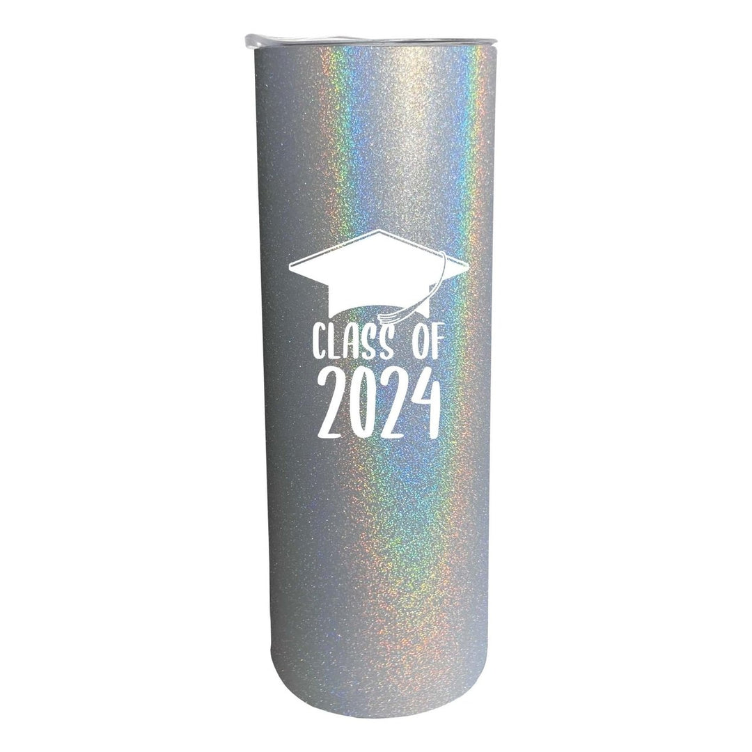 Class of 2024 Graduation 20 oz Insulated Stainless Steel Skinny Tumbler Image 2