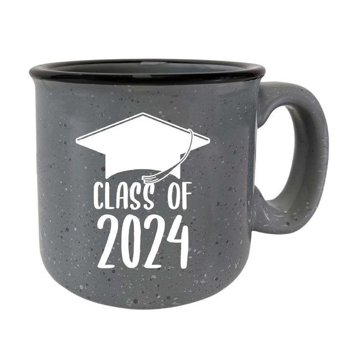 Class of 2024 Graduation 16 oz Ceramic camping mug White Image 1