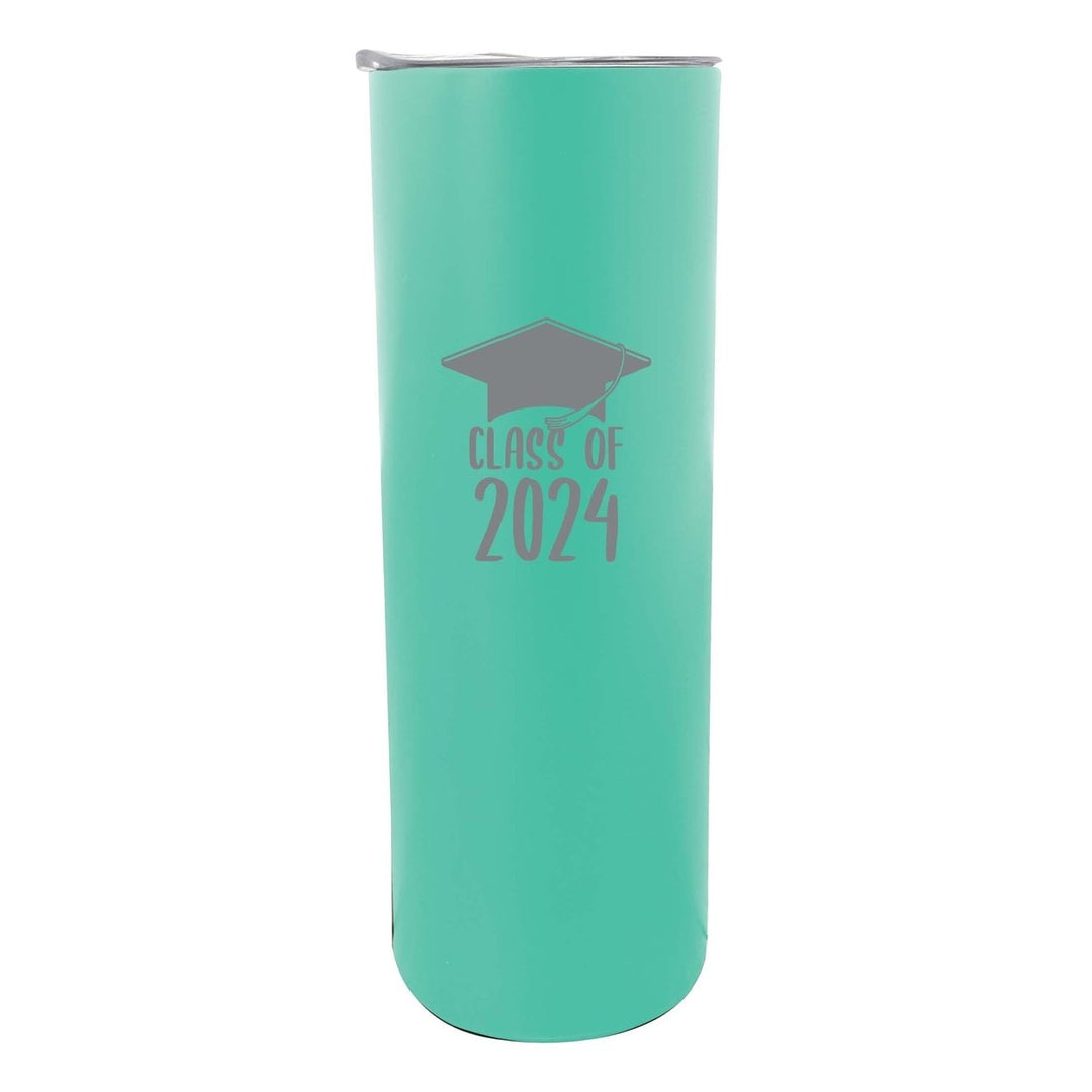 Class of 2024 Graduation 20 oz Engraved Insulated Stainless Steel Skinny Tumbler Image 7