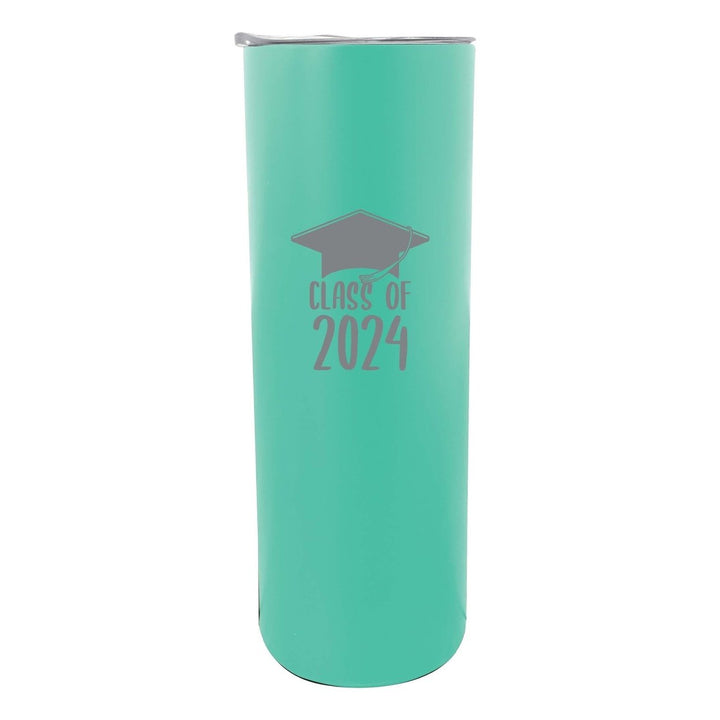 Class of 2024 Graduation 20 oz Engraved Insulated Stainless Steel Skinny Tumbler Image 8