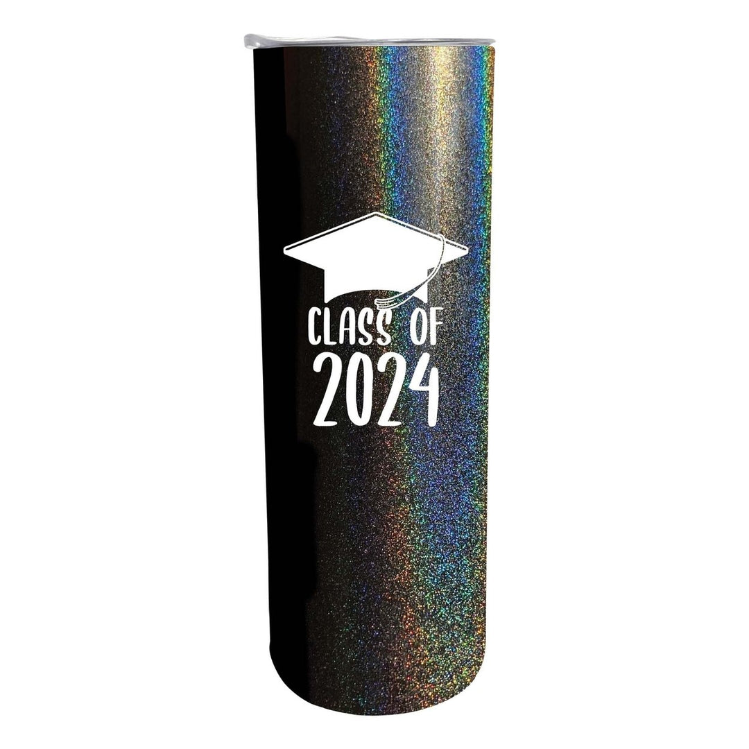 Class of 2024 Graduation 20 oz Insulated Stainless Steel Skinny Tumbler Image 4