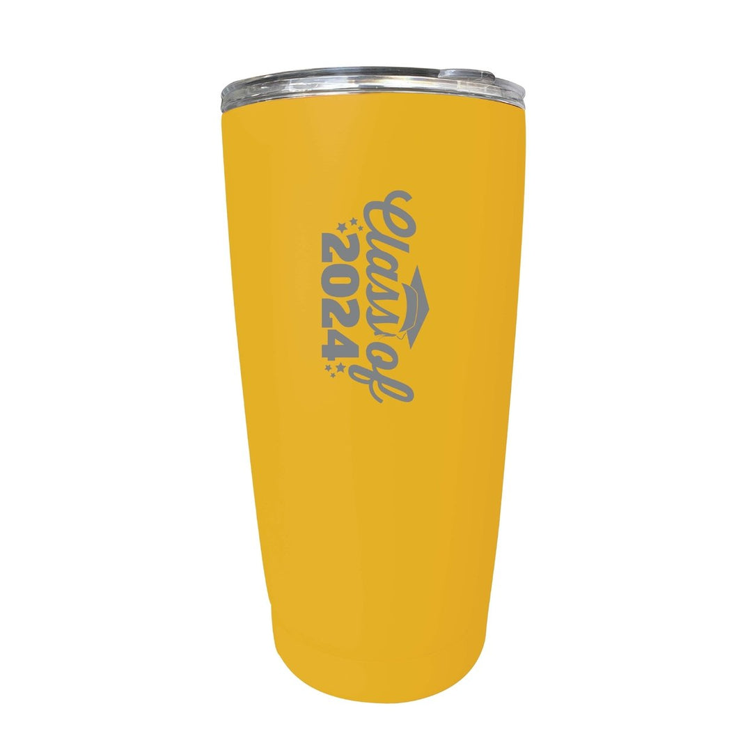 Class of 2024 Graduation 16 oz Engraved Stainless Steel Insulated Tumbler Image 3