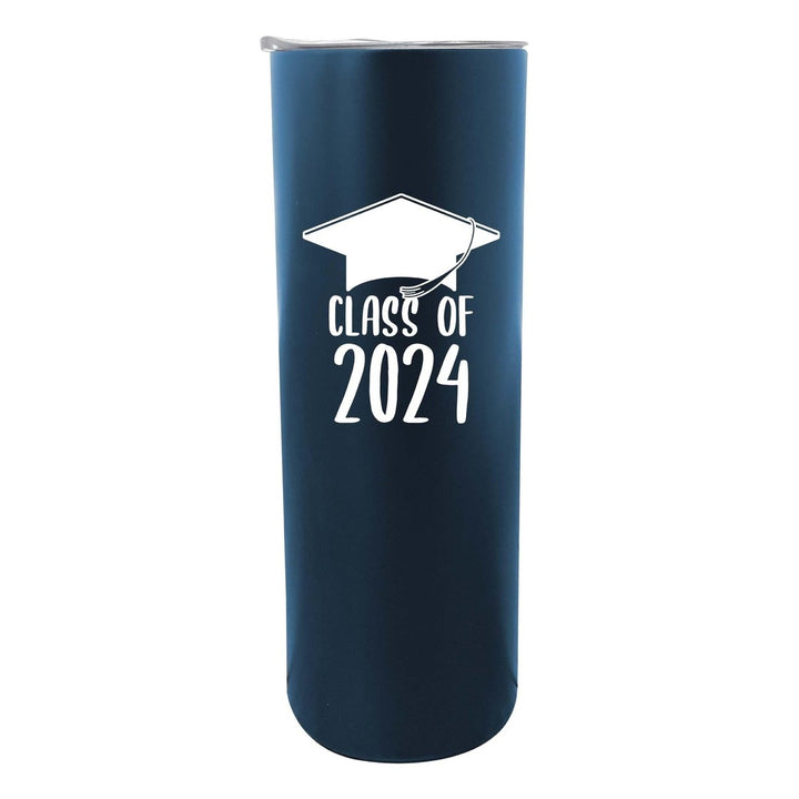 Class of 2024 Graduation 20 oz Insulated Stainless Steel Skinny Tumbler Image 8