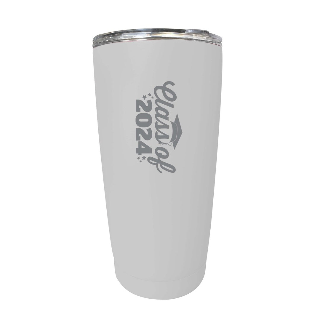 Class of 2024 Graduation 16 oz Engraved Stainless Steel Insulated Tumbler Image 6