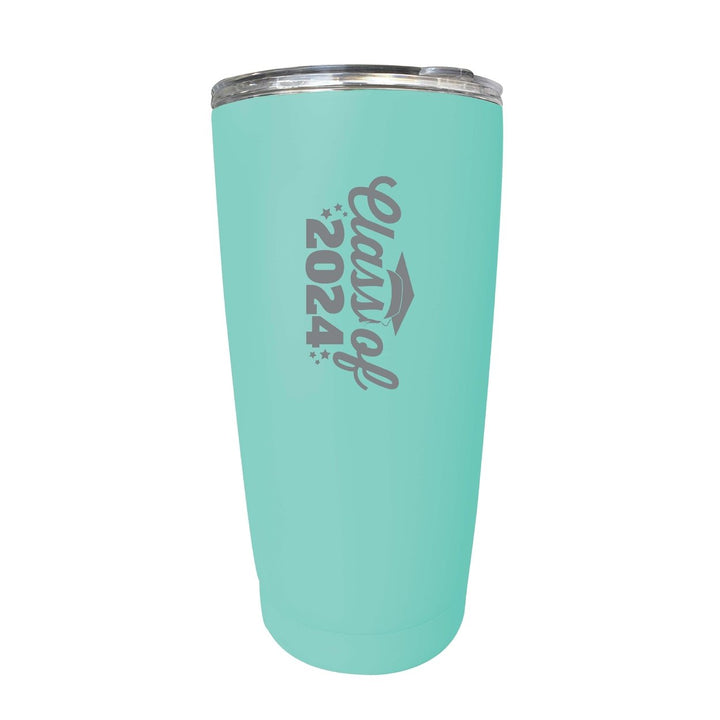 Class of 2024 Graduation 16 oz Engraved Stainless Steel Insulated Tumbler Image 8