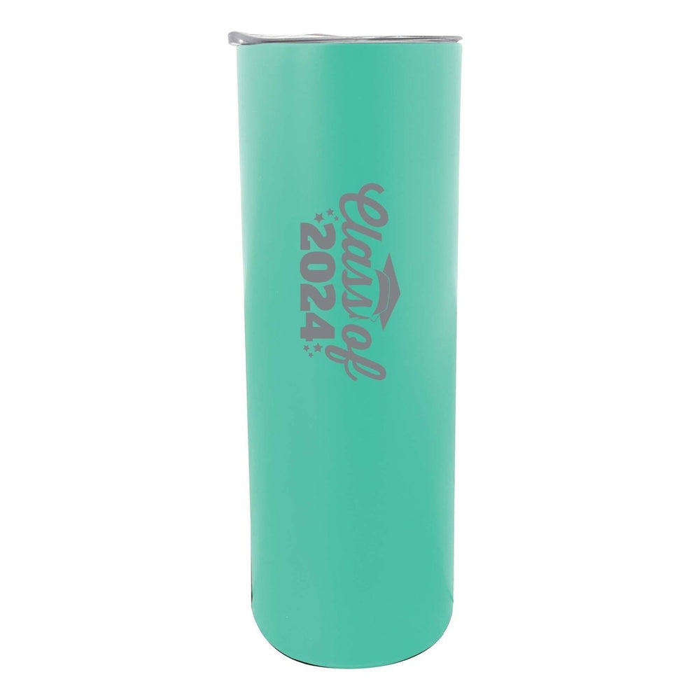 Class of 2024 Graduation Design B 20 oz Engraved Insulated Stainless Steel Skinny Tumbler Image 2