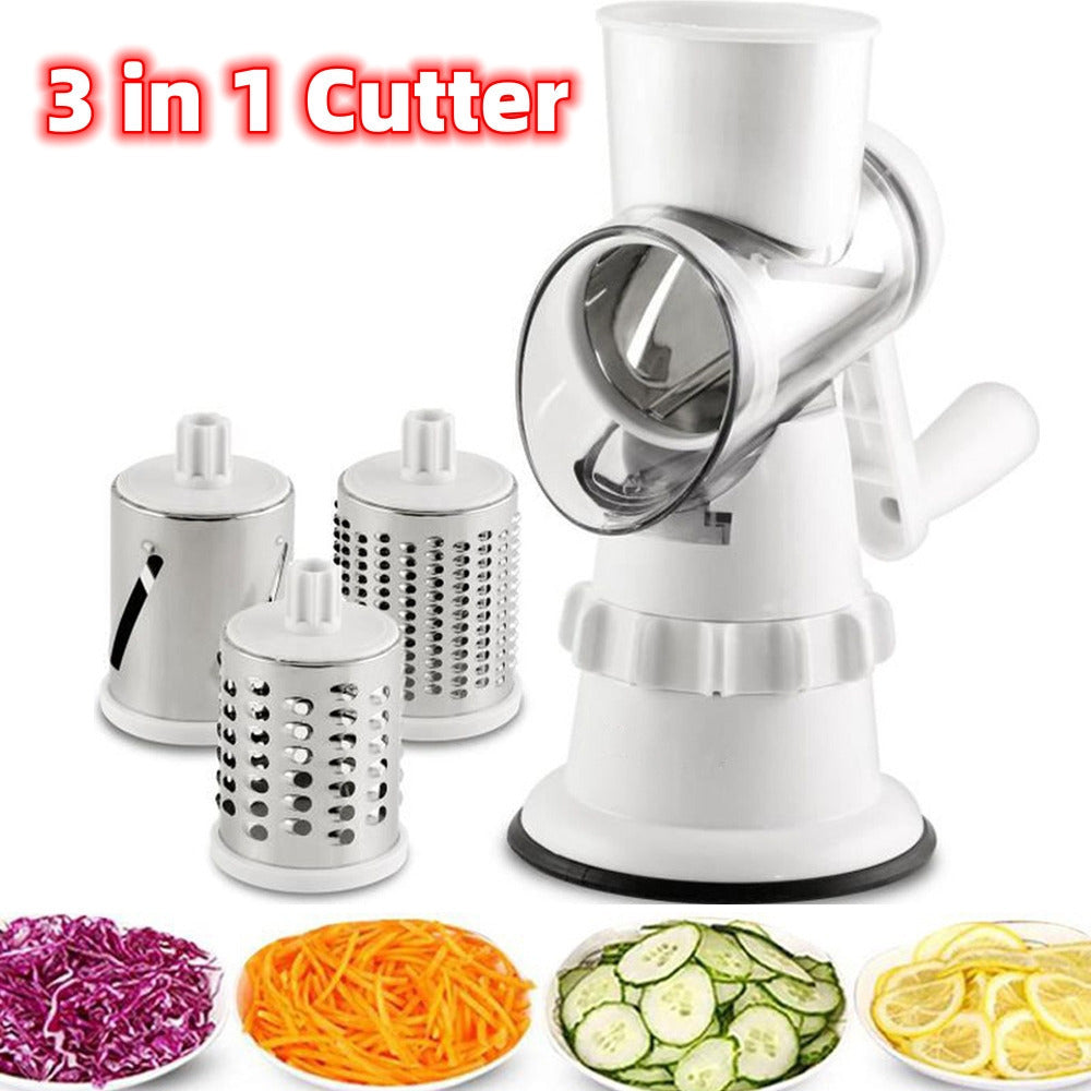 3 In 1 Vegetable Slicer Manual Kitchen Accessories Grater Image 1