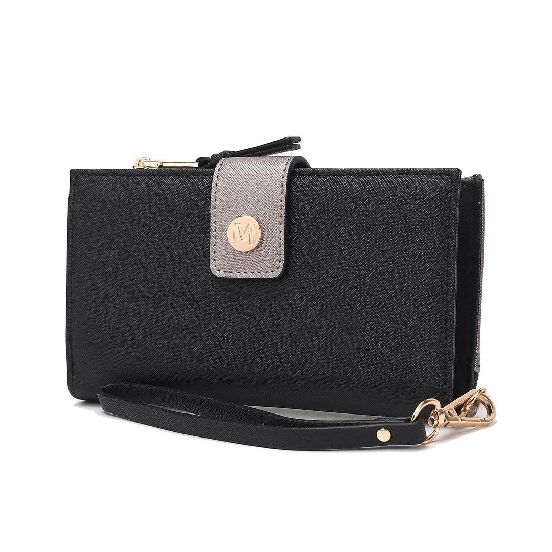 MKF Collection Solene Solid Wristlet Purse Vegan Leather Womens Wristlet Wallet by Mia K Image 2