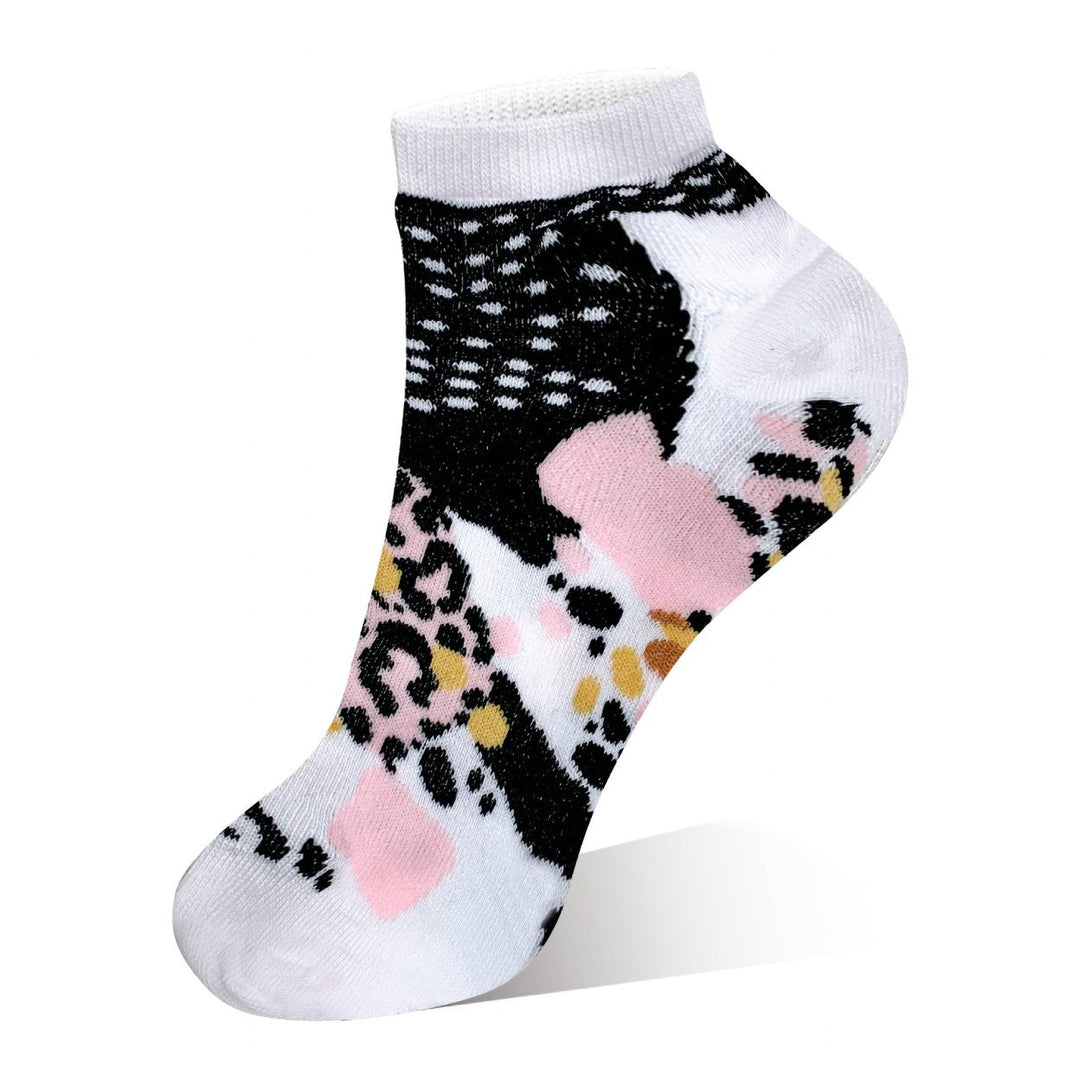 20 Pairs Womens Colorful No Show Ankle Socks Size 9-11 Breathable Fun Designs Image 6