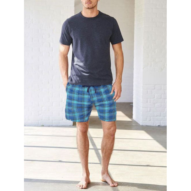 Mens Ultra Soft Plaid Pajama Shorts 3-Pack Lightweight Cotton Sleepwear Size Choice Image 8