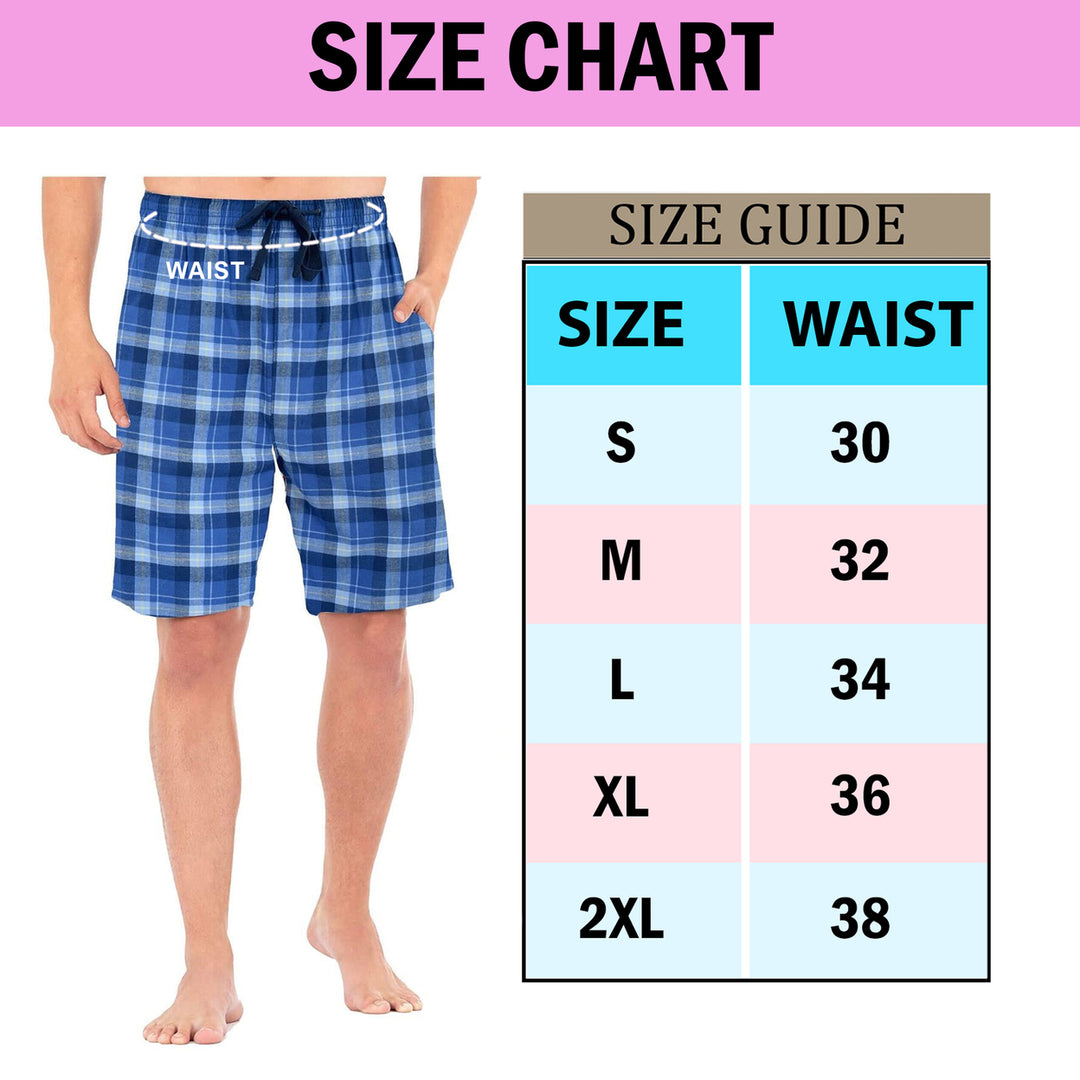 Mens Pajama Shorts 4-Pack Ultra Soft Plaid Sleepwear Lightweight Comfort Cotton Image 12