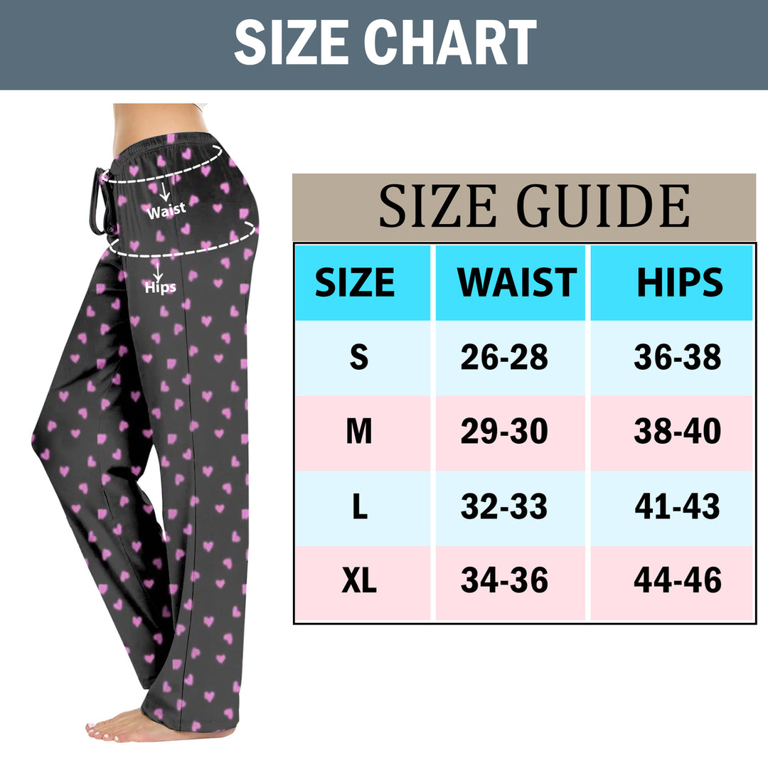 Womens Casual Lightweight Lounge Pajama Pants Soft Terry Knit Various Prints 1-Pack Image 12