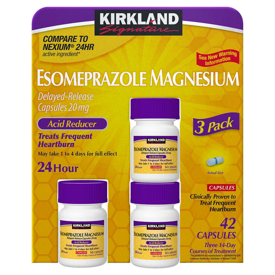 Kirkland Signature Esomeprazole 20 mg.42 Capsules Image 1