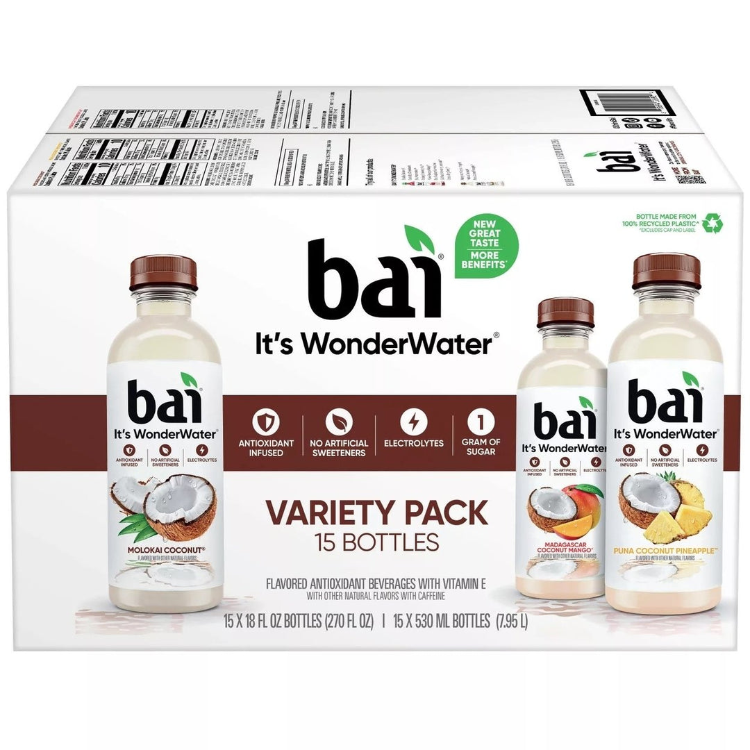 Bai Cocofusions Variety Pack 18 Fluid Ounce (Pack of 15) Image 4