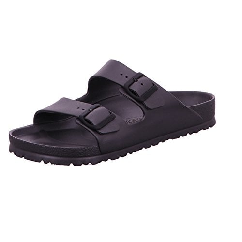 Birkenstock Essentials Unisex Arizona EVA Sandal 12-12.5 Women/10-10.5 Men Metallic Anthracite Image 1