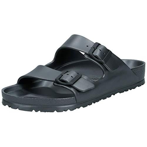 Birkenstock Essentials Unisex Arizona EVA Sandal 12-12.5 Women/10-10.5 Men Metallic Anthracite Image 2