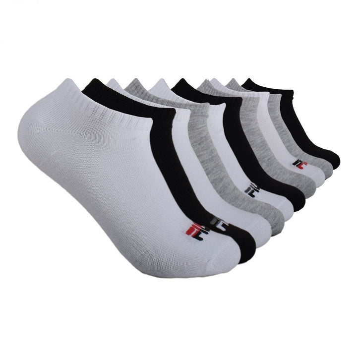 Fila Womens No Show Socks 10 Pack Multicolor Cushioned One Size US Multi Image 2