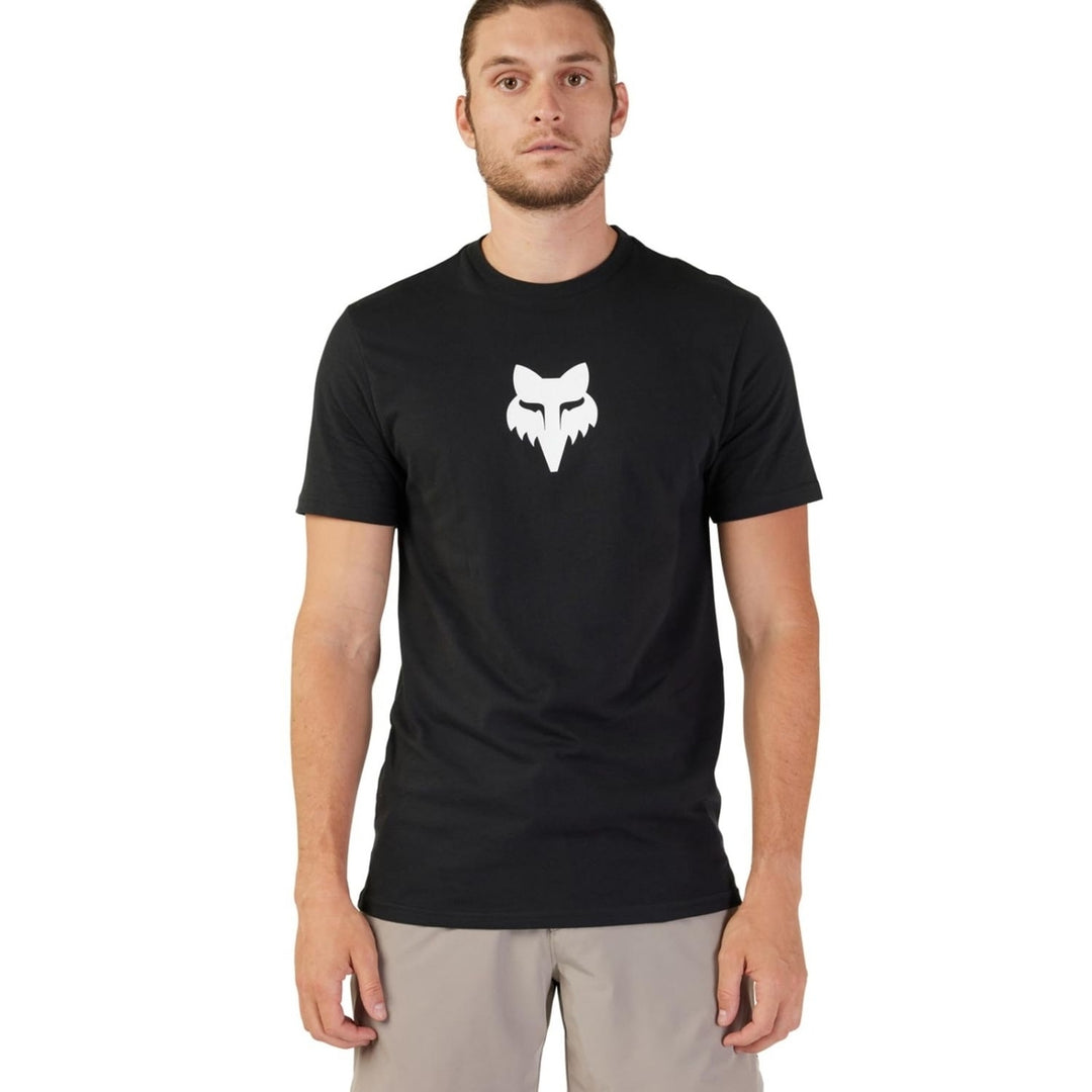 Fox Racing Mens Fox Head SS Premium Tee Black Size [Insert Size] Image 1