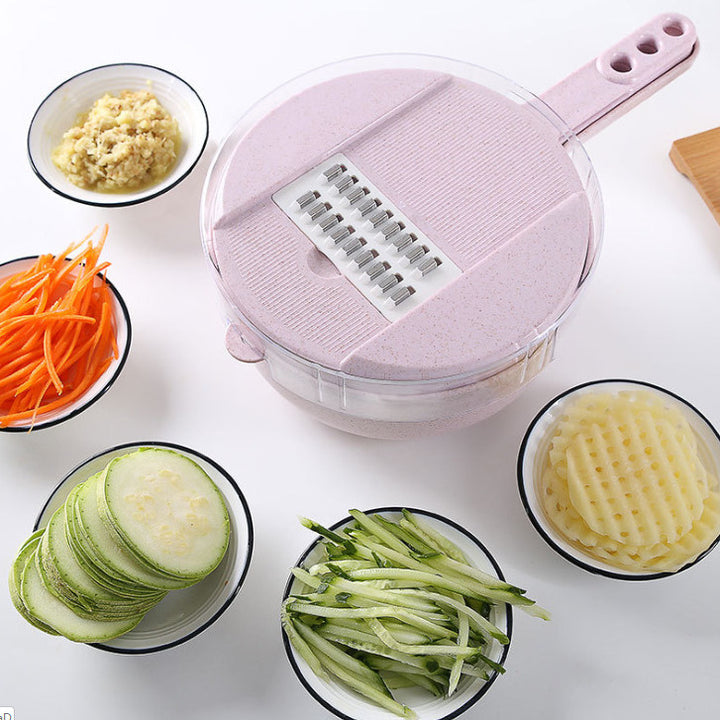 Mandoline Slicer Vegetable Slicer Potato Peeler Carrot Onion Grater With Strainer Image 4