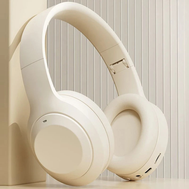 Foldable Bluetooth Headphones Noise-Cancelling Headset Music-Sport Bass Earphone Image 2