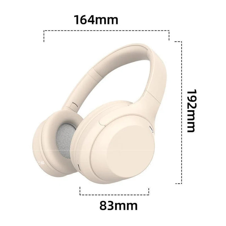 Foldable Bluetooth Headphones Noise-Cancelling Headset Music-Sport Bass Earphone Image 9