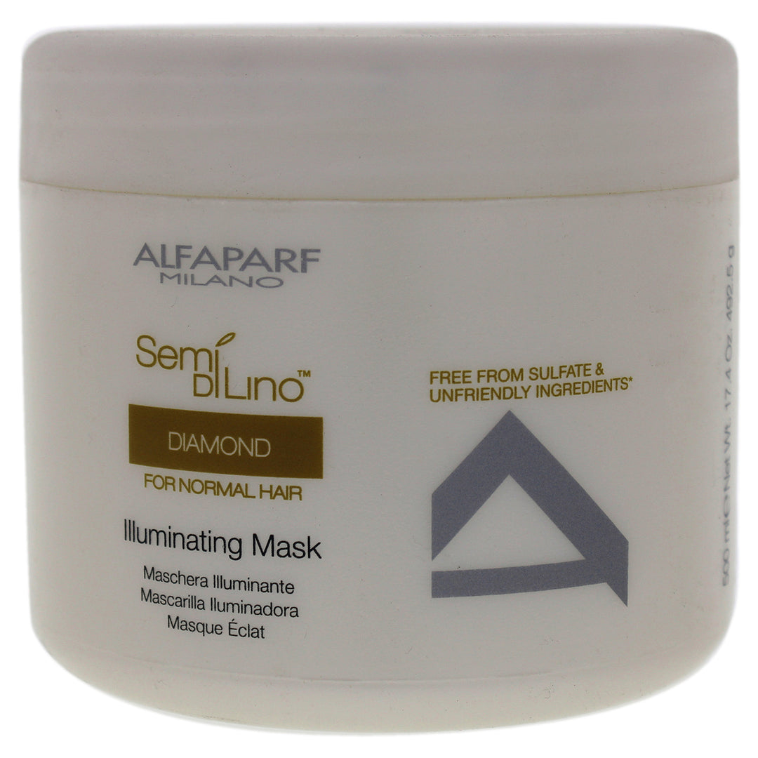 Alfaparf Milano Unisex HAIRCARE Semi Di Lino Diamond Illuminating Mask 17.4 oz Image 1