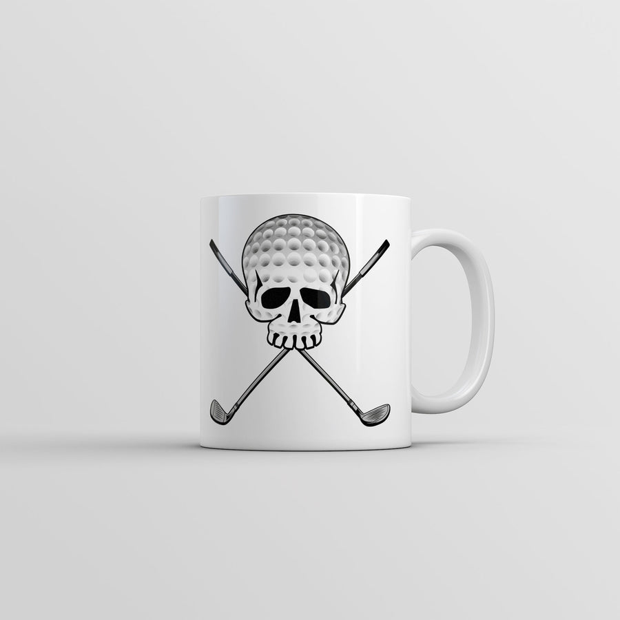 Golf Jolly Roger Mug Funny Golfing Graphic Novelty Coffee Cup-11oz Image 1