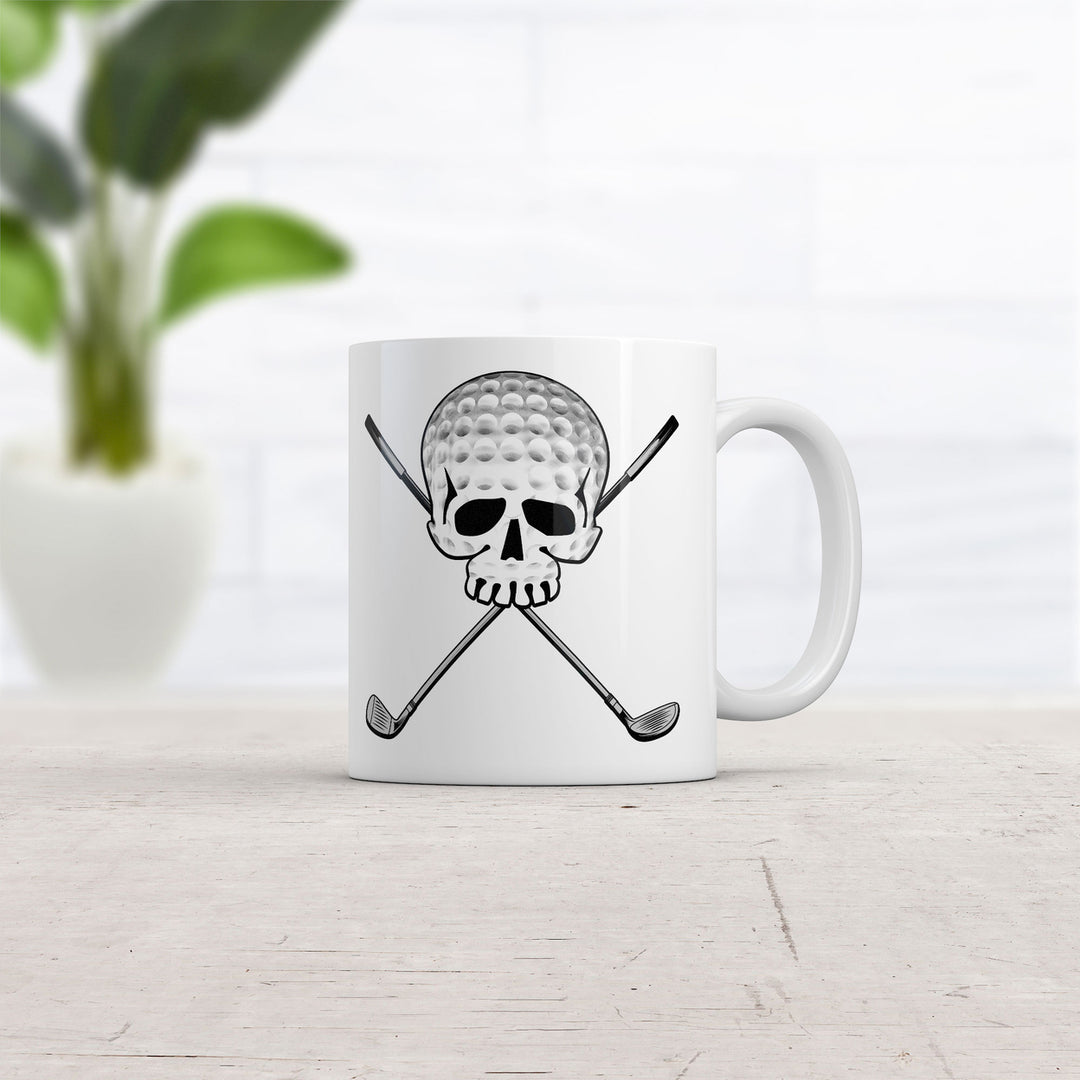 Golf Jolly Roger Mug Funny Golfing Graphic Novelty Coffee Cup-11oz Image 2