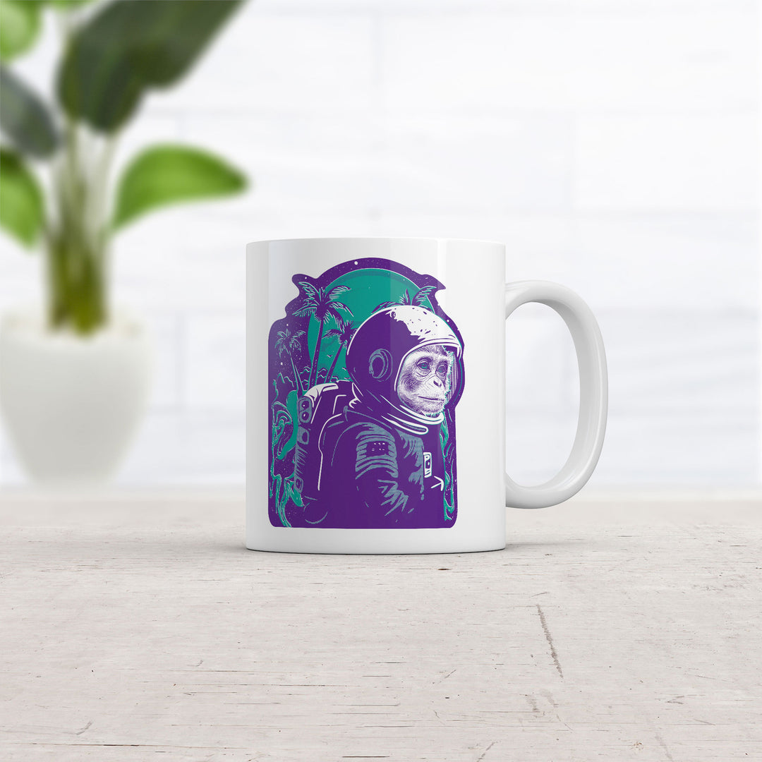 Space Monkey Mug Funny Astronaut Ape Graphic Coffee Cup-11oz Image 2