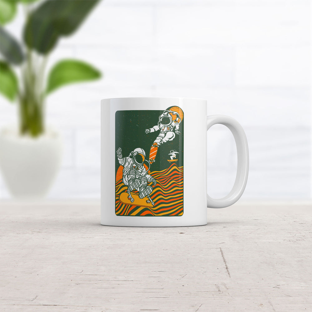 Astro Skate Park Mug Funny Skateboarding Graphic Coffee Cup-11oz Image 2