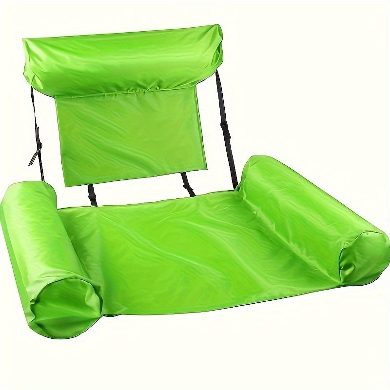 Chair Pool Seats Swimming Floating Water Bed Lounge Chairs Pool Float Inflatable Water Hammock Image 2