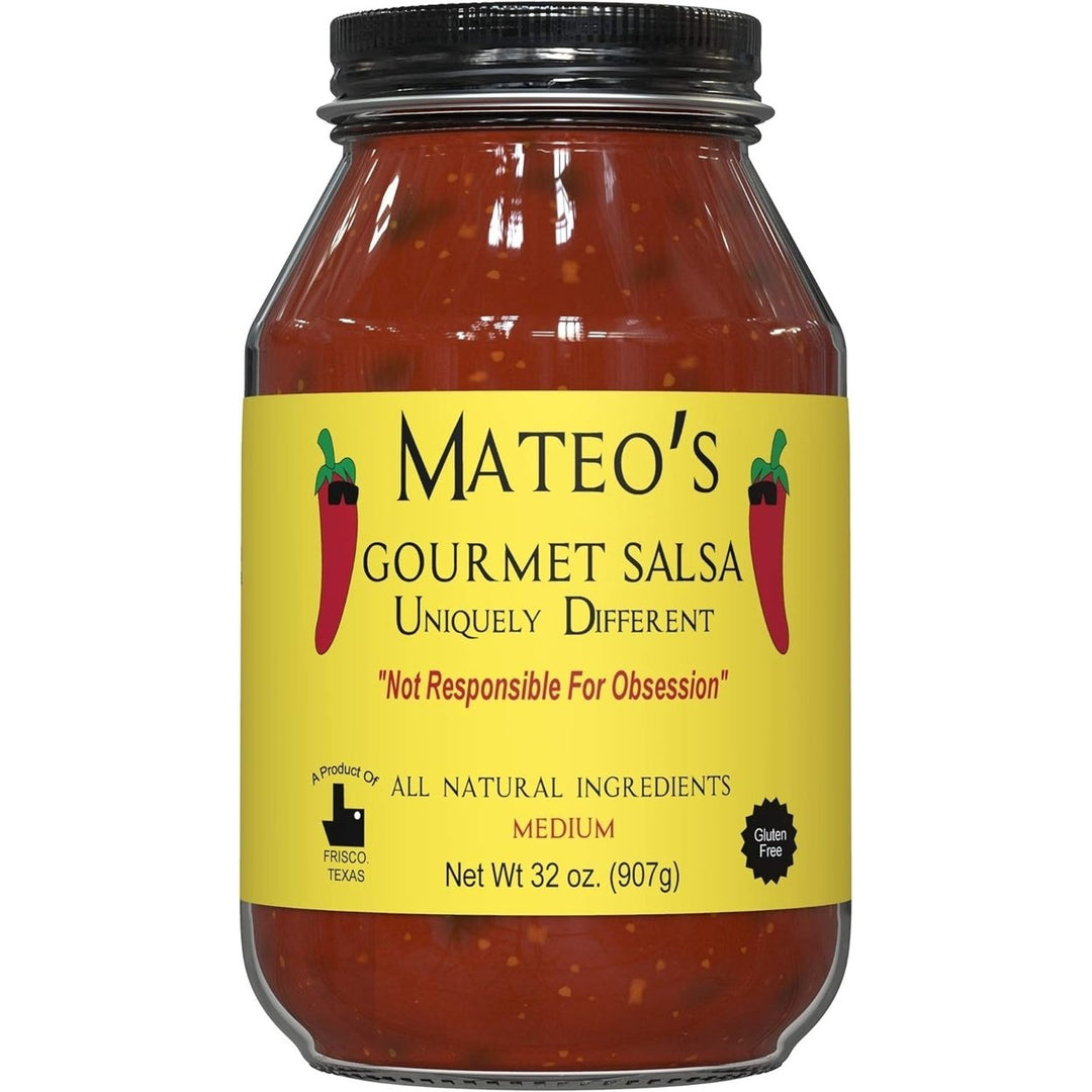 Mateos Gourmet Salsa Medium 32 Ounce Image 1