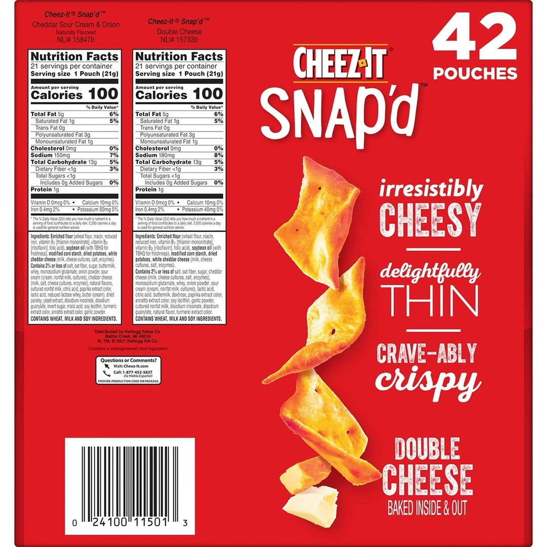 Cheez-It Snapd Variety Pack (0.75 Ounce 42 Pack) Image 3