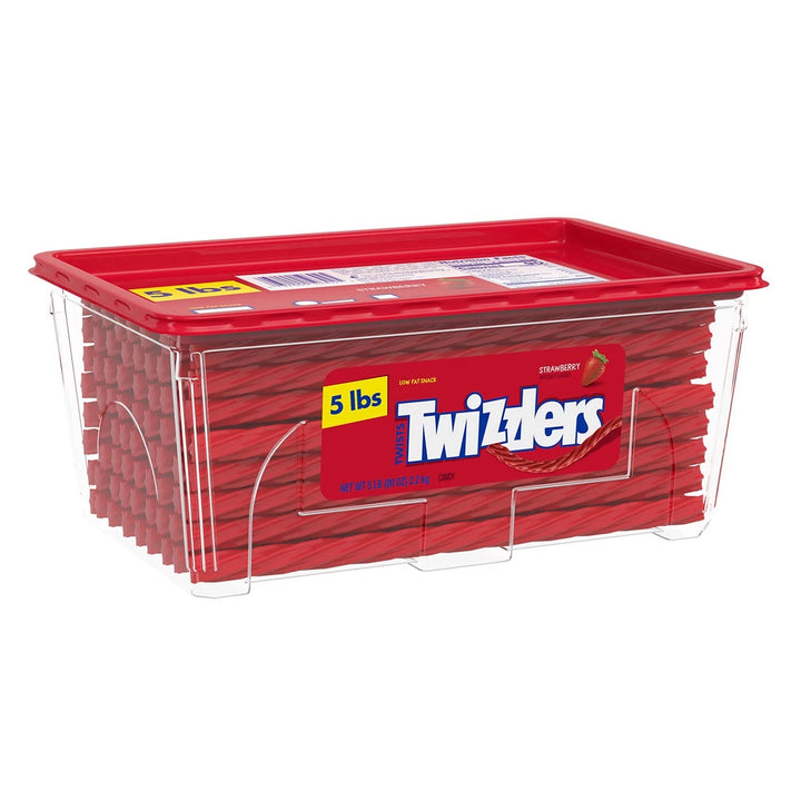 Twizzlers Strawberry Flavored Twists Tub (5 Pounds) Image 1