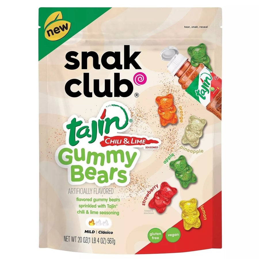 Snak Club Tajin Gummy Bears (20 Ounce) Image 1