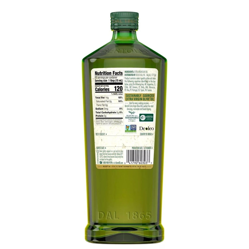 Bertolli Sustainably Sourced Extra Virgin Olive Oil (33.8 Fluid Ounce) Image 2