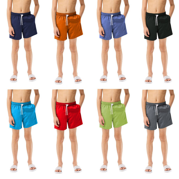 Boys Swim Trunk Shorts Quick Dry 2-Pack Lightweight Summer Bathing Suits Image 1