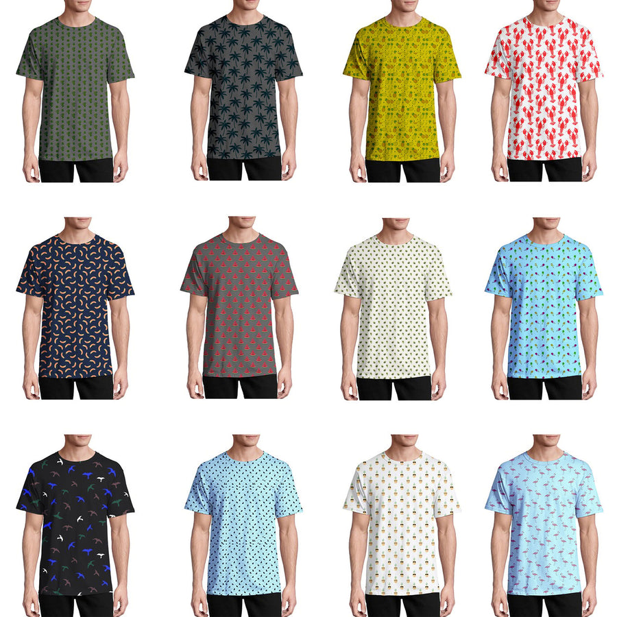 3-Pack Mens Cool Fit Moisture-Wicking Short Sleeve T-Shirts Size Choice Image 1